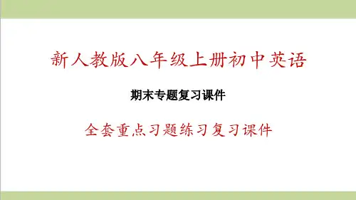 新人教版初二上册英语期末专题复习全套重点习题课件
