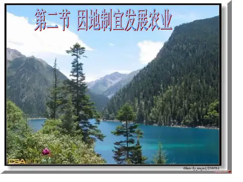 (2019版)八年级地理因地制宜发展农业(1)
