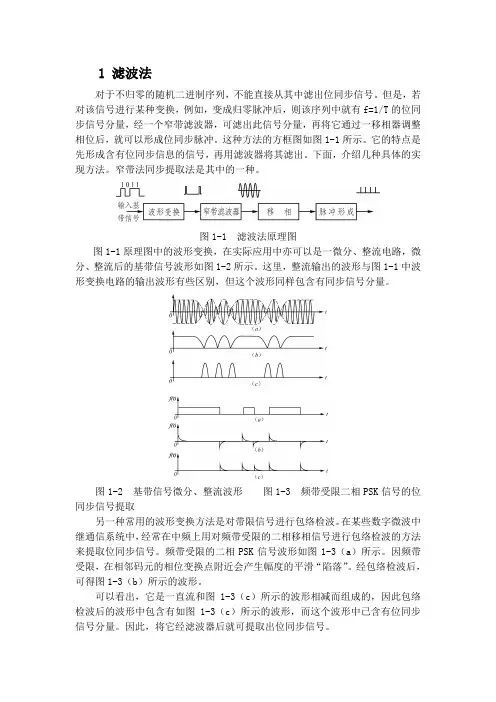数字锁相环提取同步信号电路图