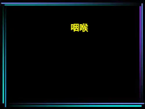 CT诊断学精品-咽喉CT -优秀医学PPT课件