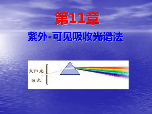 紫外可见分光光度法ppt课件