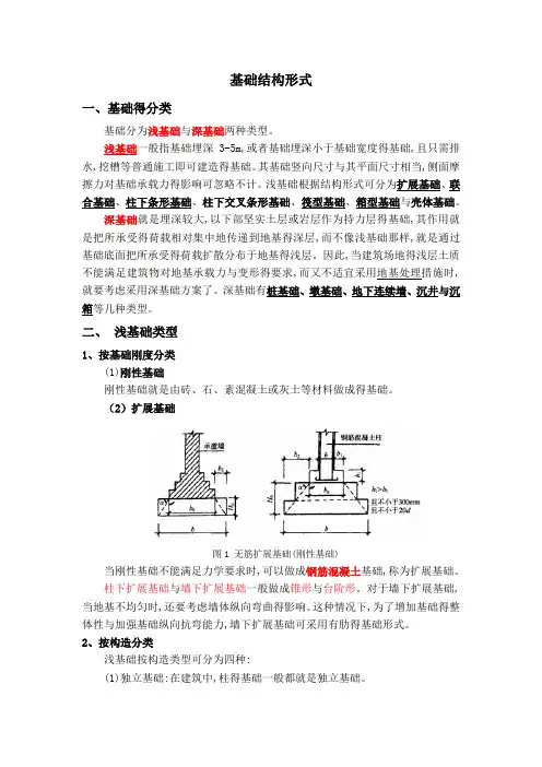 基础结构形式