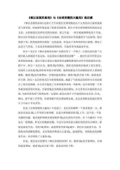 《难以忽视的真相》