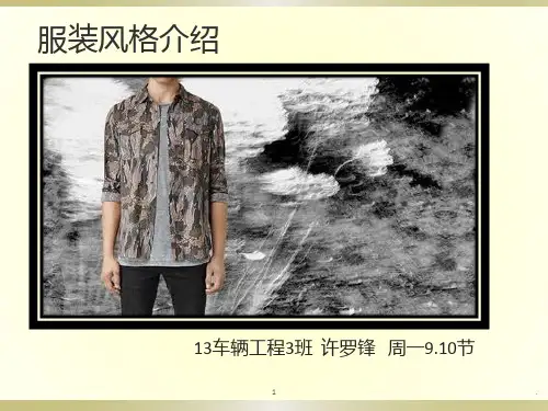 服装风格分析PPT课件