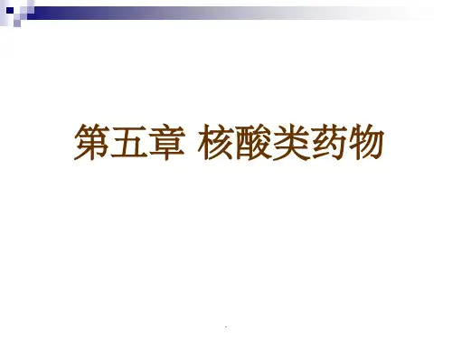 核酸类药物ppt精选课件