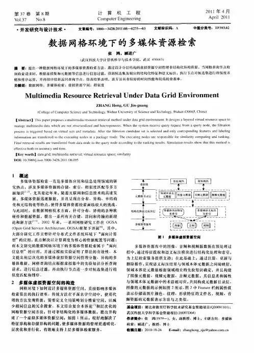 数据网格环境下的多媒体资源检索