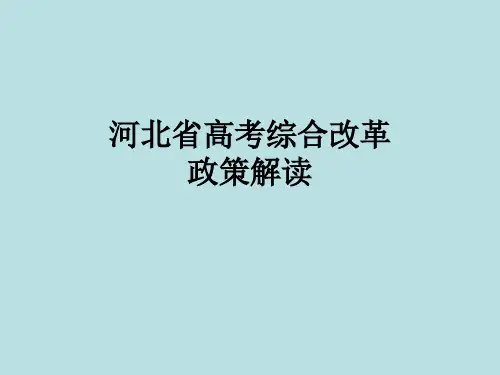 新高考选科ppt