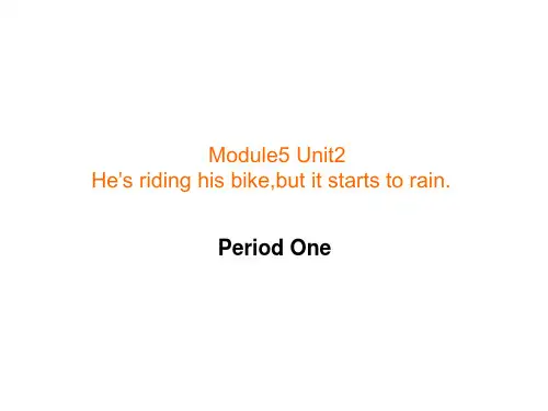 【精品】Moudle5 Unit2period1(课件)外研社(三起)-六年级英语下