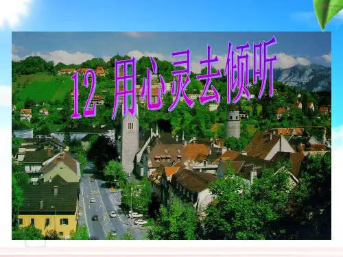 用心灵去倾听经典PPT课件