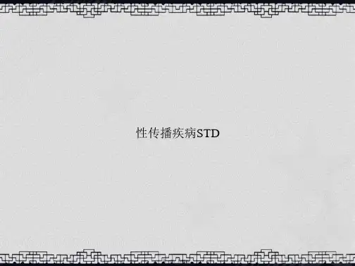 性传播疾病STD讲课文档