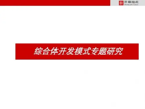 世联研究-综合体发展模式专题研究-PPT精品文档