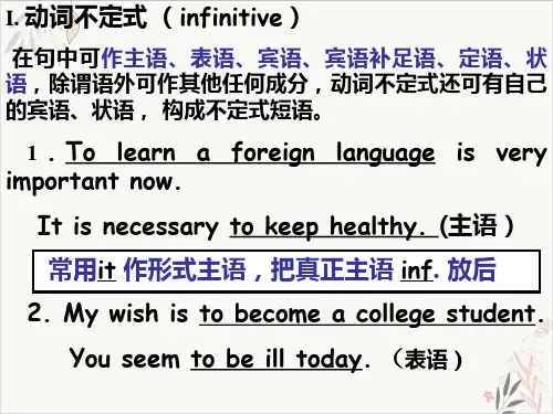 高考英语语法一轮复习非谓语动词优质PPT课件