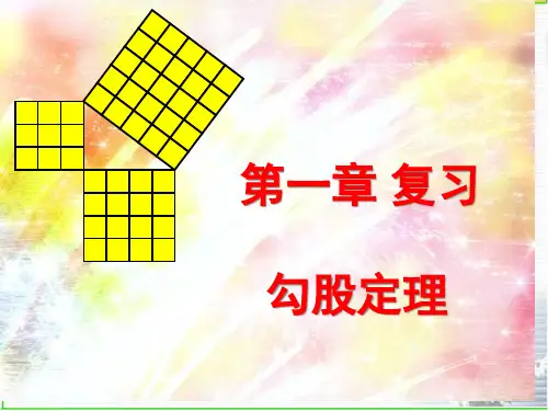 (北师大版八年级数学)勾股定理复习省公开课获奖课件说课比赛一等奖课件