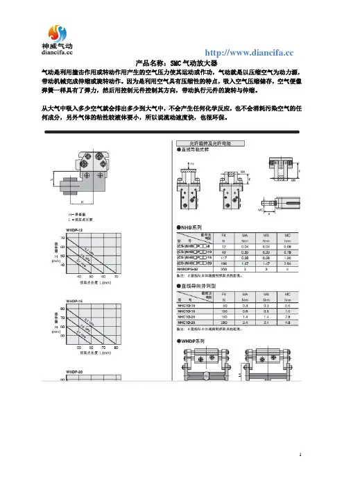 SMC气动放大器