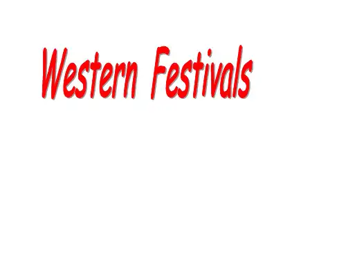 最新牛津上海版六年级英语下册Module4 Unit11 Western festivals课件