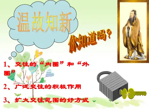 鲁教版初二上册政治4.1文明交往礼为先PPT课件(6)