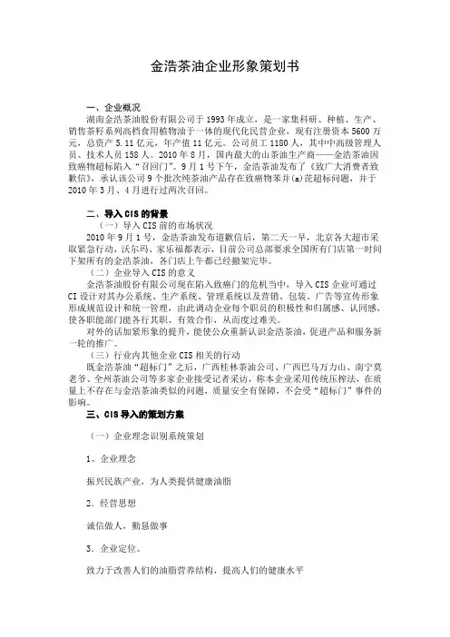 金浩企业形象策划