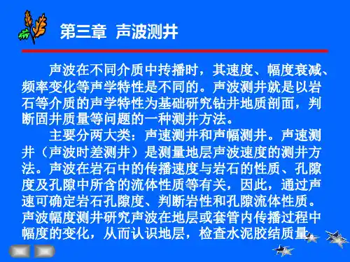《地球物理测井》第三章