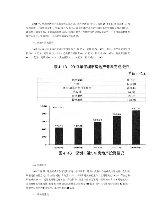 2013年深圳楼市分析及2014年预测：楼市供需两旺 预计2014年价格高位盘整