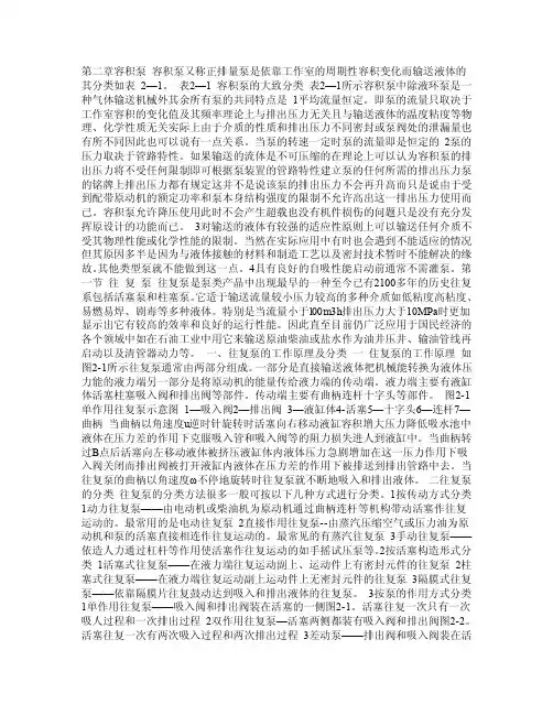 容积泵原理——精选推荐