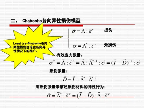 损伤力学ppt课件第五章 典型损伤模型(2).ppt