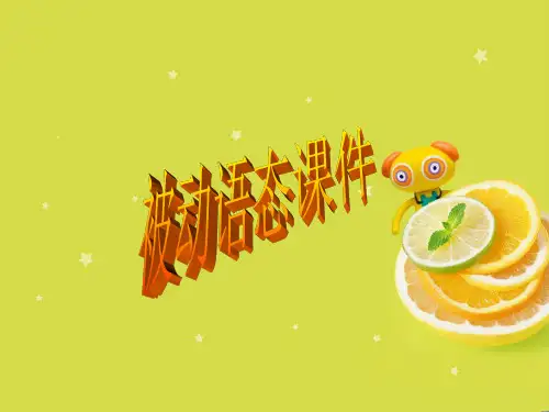 中考英语复习―被动语态PPT课件