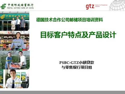 中国邮政储蓄银行目标客户特点及产品设计