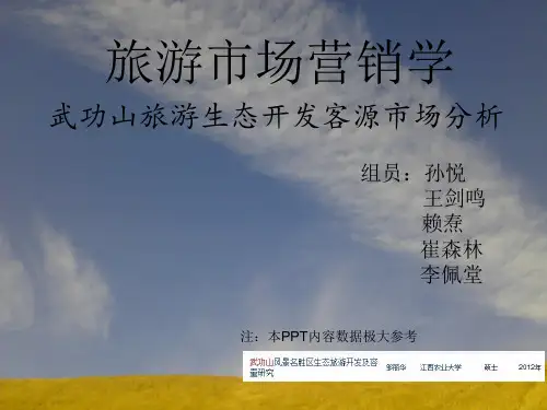 武功山旅游开发客源市场分析