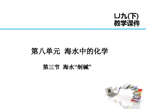 度鲁教版九年级化学下册课件 第3节  海水“制碱”