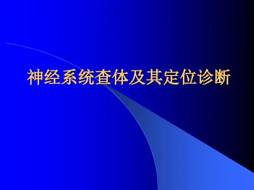 神经系统查体