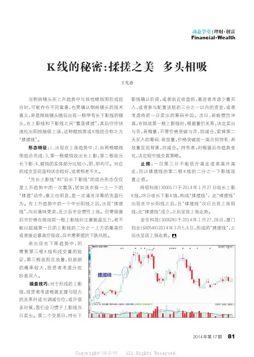 K线的秘密：揉搓之美多头相吸