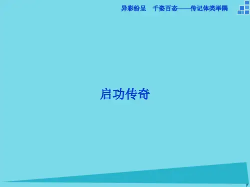 高中语文异彩纷呈千姿百态传记体类举隅启功传奇课件苏教版选修《传记选读》