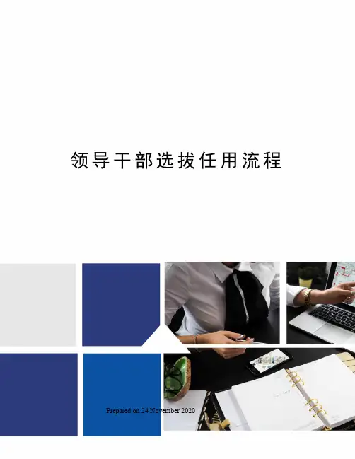 领导干部选拔任用流程