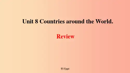 201x年秋季七年级英语上册Unit8Countriesaroundtheworld_Review新