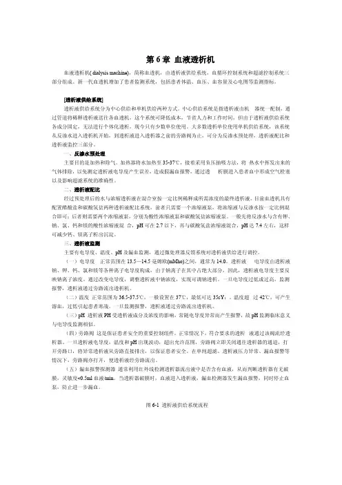 第6章 血液透析机