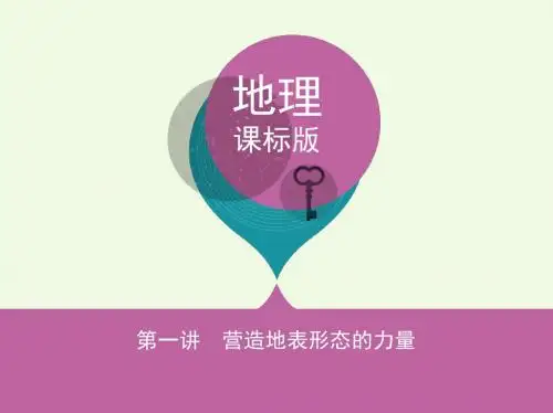 (课标版)高考地理一轮总复习第五单元地表形态的塑造第一讲营造地表形态的力量课件新人教版