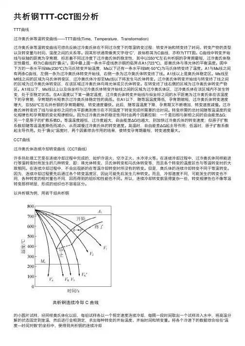 共析钢TTT-CCT图分析