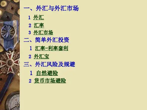 外汇理财22页PPT