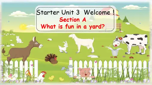 Starter+Unit+3+Section+A2024-2025学年人教版英语七年级上册++