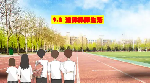 92 法律保障生活 课件(29张PPT)-2022-2023学年部编版道德与法治七年级下册