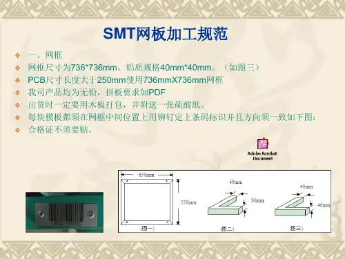 SMT网板加工规范
