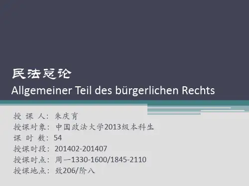 民法总论讲义11