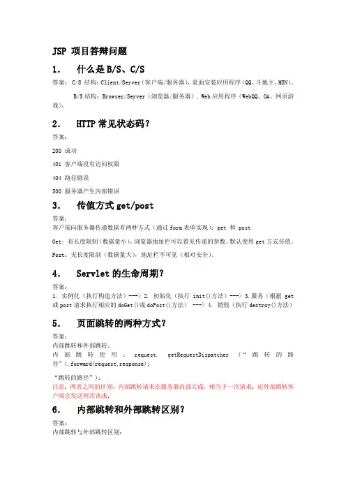 javaWEB项目答辩