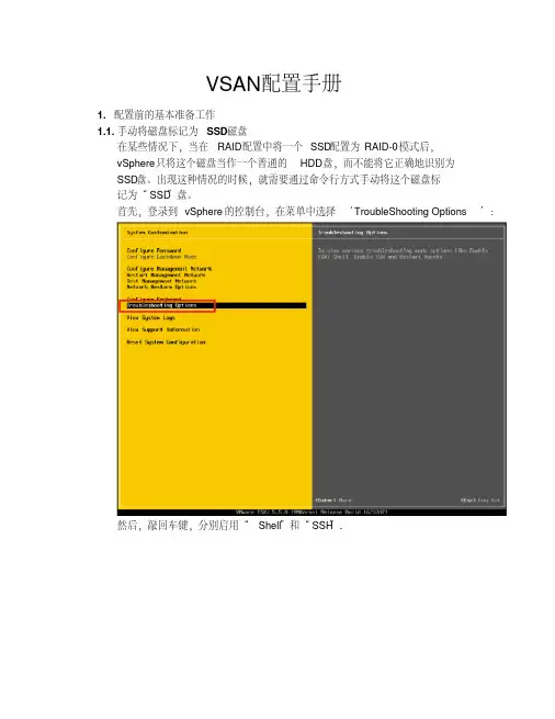 VMware_VSAN配置手册