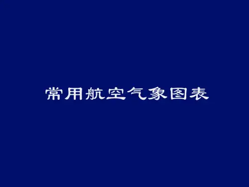 06 常用航空气象图表(填图格式、航站预报、航路预报、重要天气预告图、等压面预报图、高空风温图)