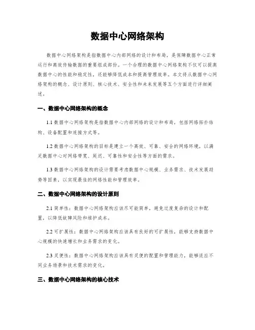 数据中心网络架构