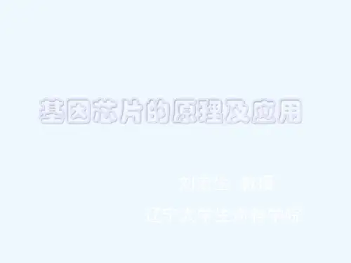 基因芯片的原理和应用