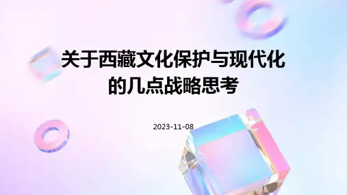关于西藏文化保护与现代化的几点战略思考