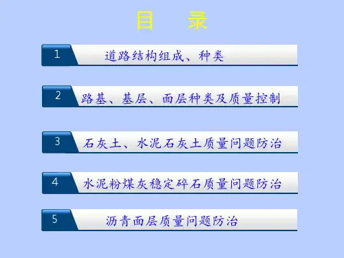 市政道路质量问题培训课件