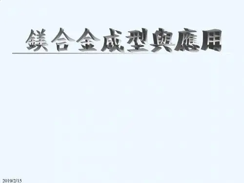 镁合金压铸成型